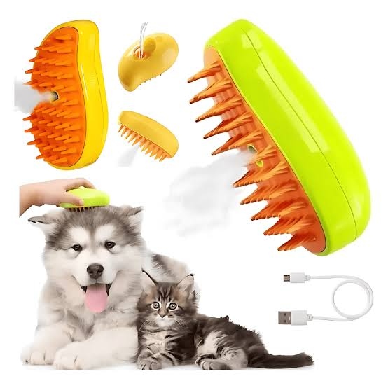 Cepillo de Vapor Mascotas 3 en 1 (Gatos y Perros)